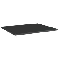 Produktbild för Hyllplan 8 st svart högglans 60x50x1,5 cm konstruerat trä