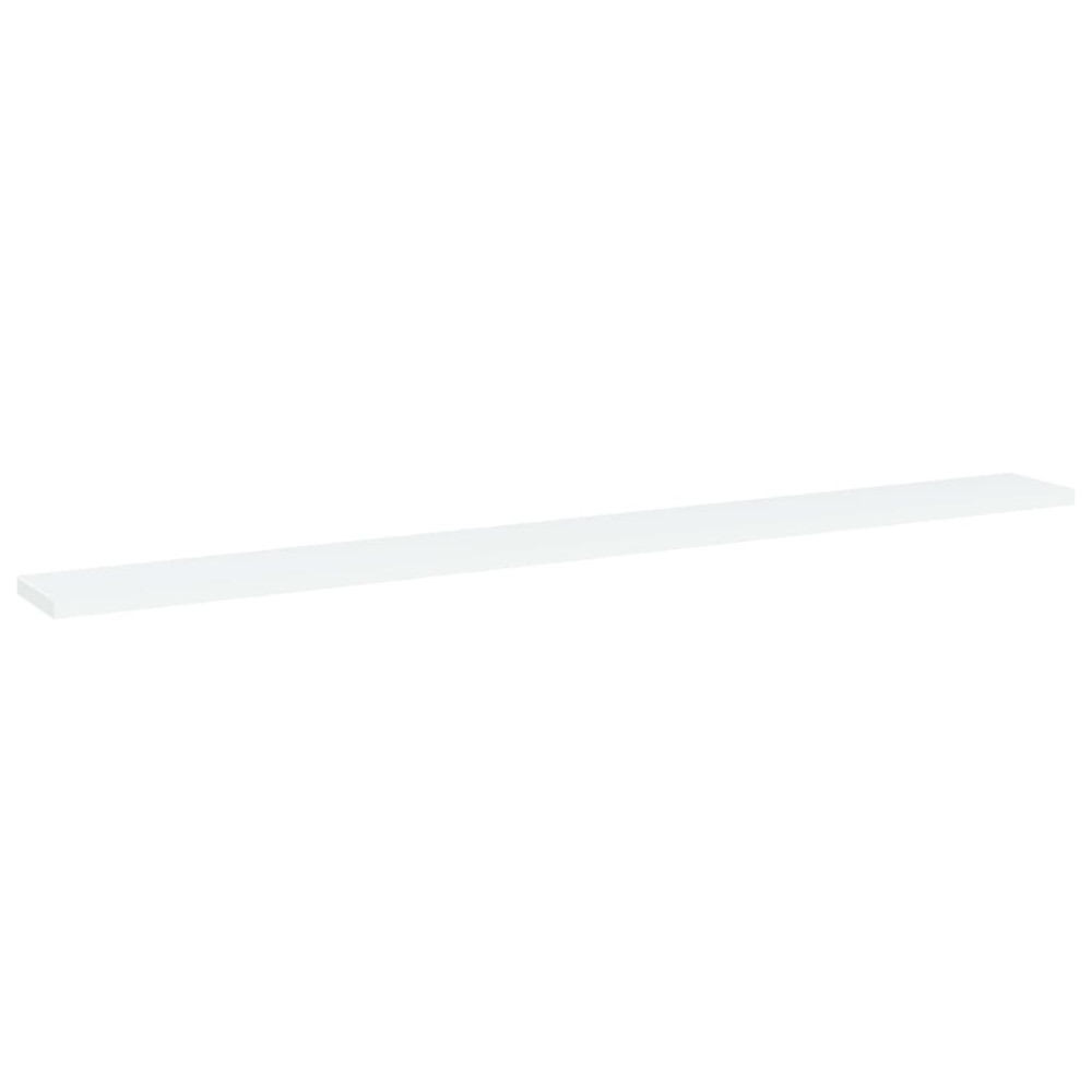 Produktbild för Hyllplan 4 st vit 100x10x1,5 cm konstruerat trä