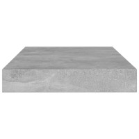 Produktbild för Hyllplan 4 st betonggrå 100x10x1,5 cm konstruerat trä