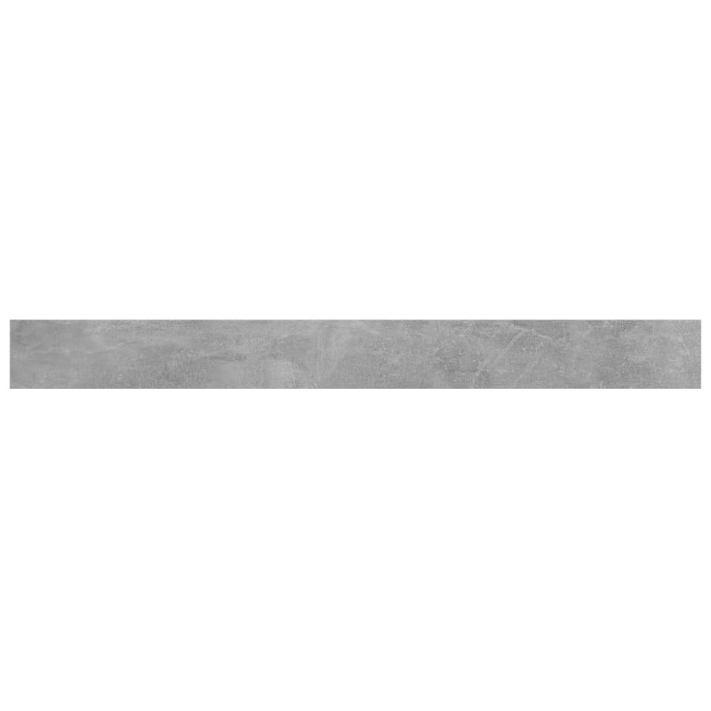 Produktbild för Hyllplan 4 st betonggrå 100x10x1,5 cm konstruerat trä