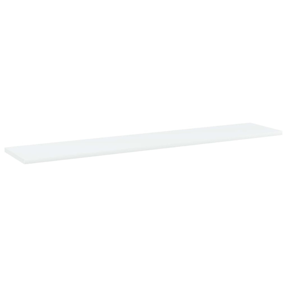 Produktbild för Hyllplan 4 st vit 100x20x1,5 cm konstruerat trä