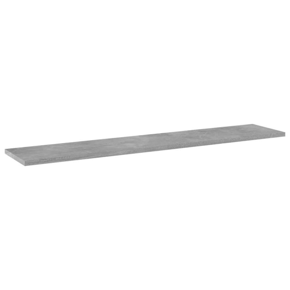 Produktbild för Hyllplan 4 st betonggrå 100x20x1,5 cm konstruerat trä