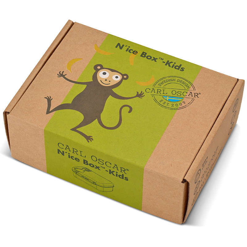 Produktbild för N'ice Box matlåda med kylblock Lime