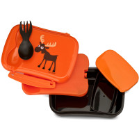 Miniatyr av produktbild för N'ice Box matlåda med kylblock Orange