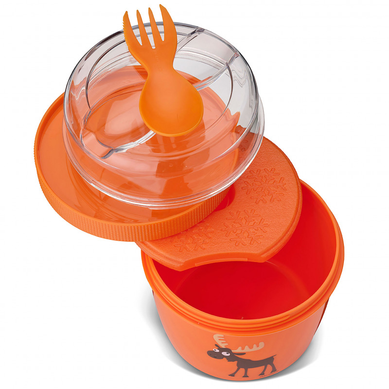 Produktbild för N'ice Cup - Matlåda med kylskiva Orange
