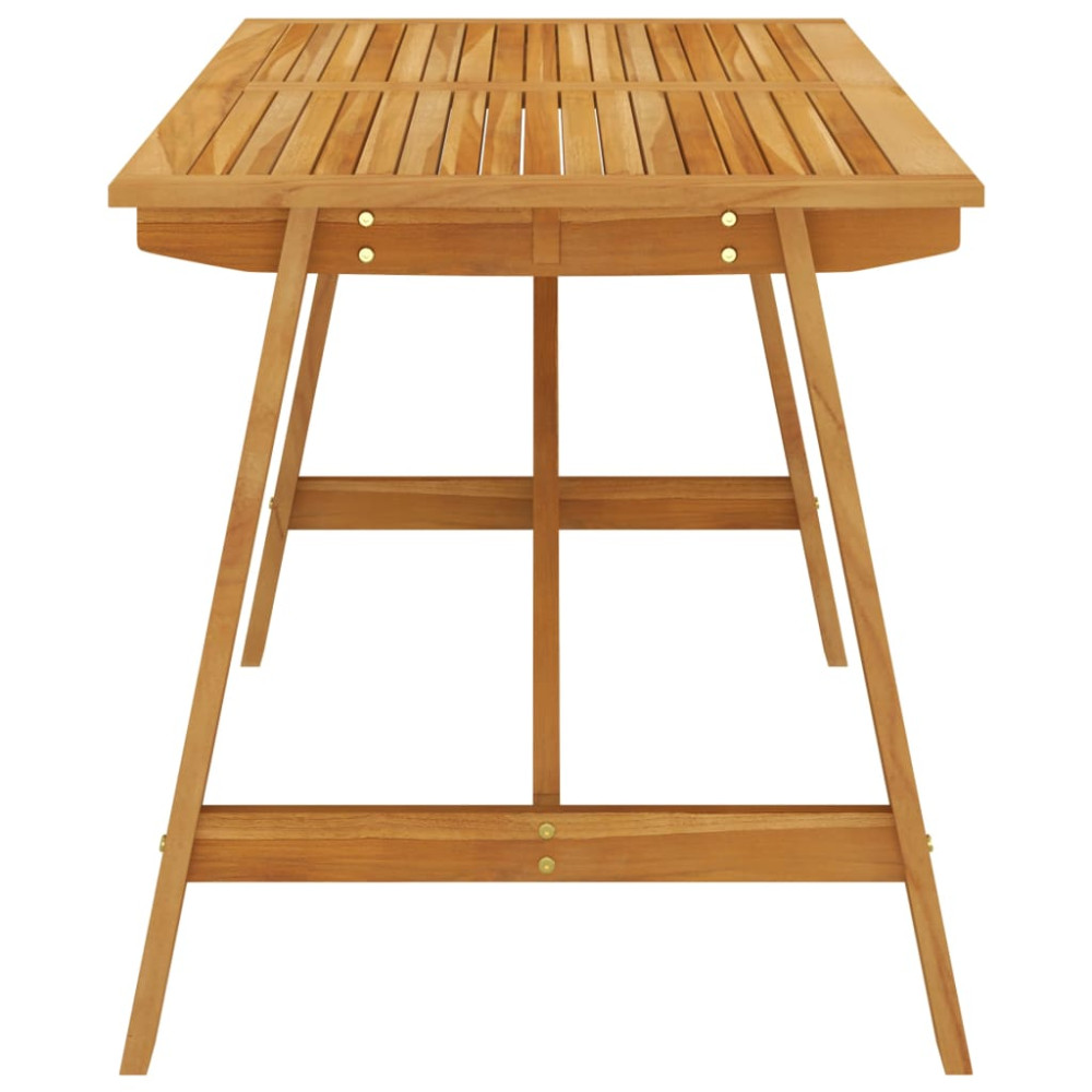 Produktbild för Matbord för trädgården 140x70x73,5 cm massiv akacia