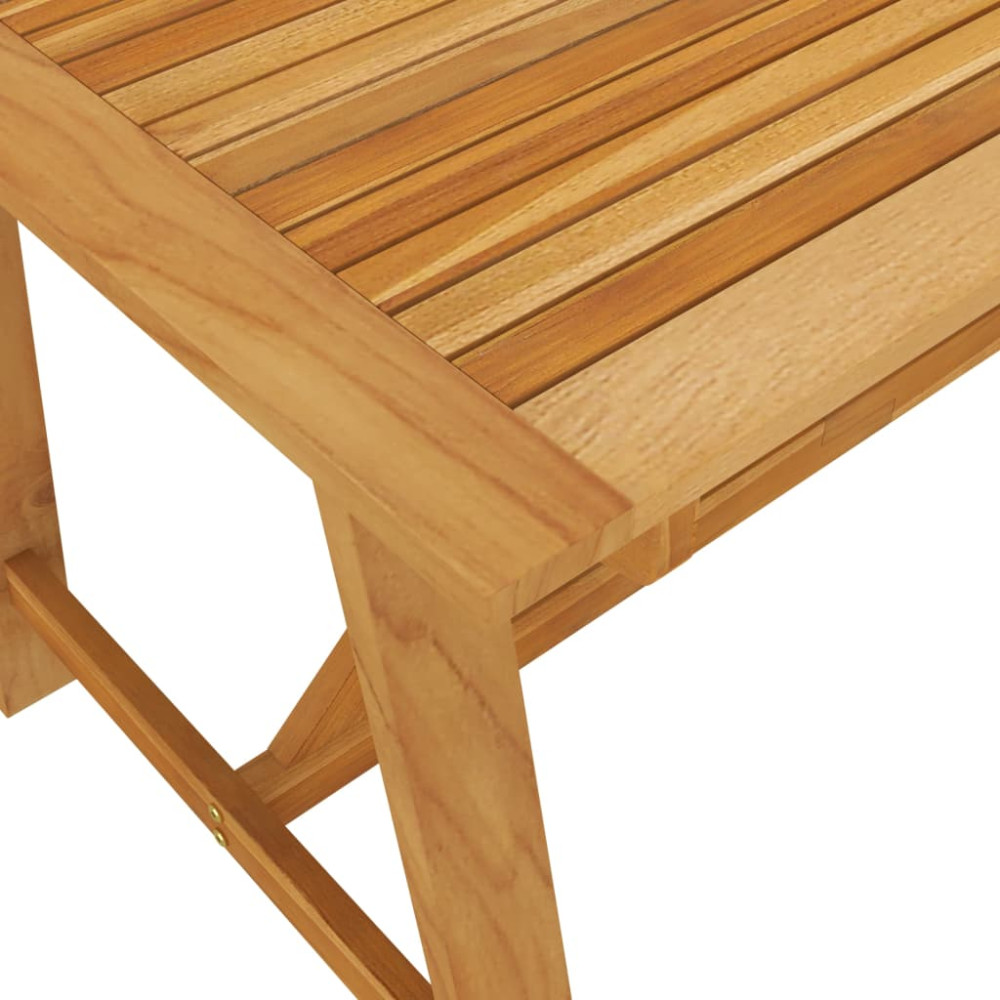 Produktbild för Matbord för trädgården 140x70x73,5 cm massiv akacia