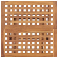 Produktbild för Hopfällbart trädgårdsbord 50x50x50 cm massivt teakträ