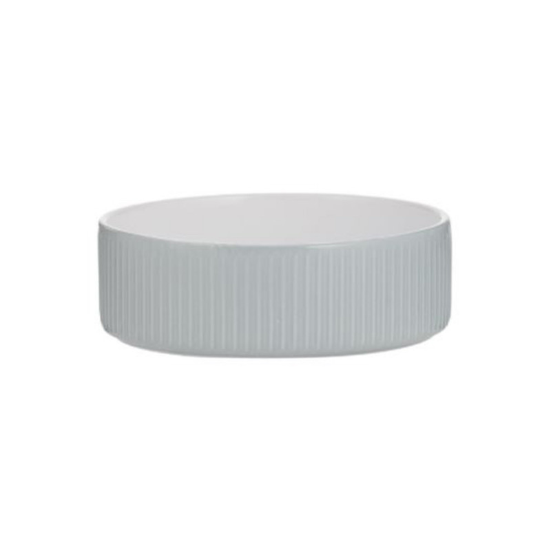 Produktbild för Keramikskål Linear Grey Hund MC d=150x50mm