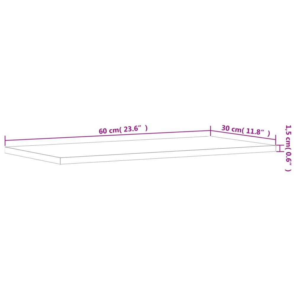 Produktbild för Hyllplan 4 st sonoma-ek 60x30x1,5 cm konstruerat trä