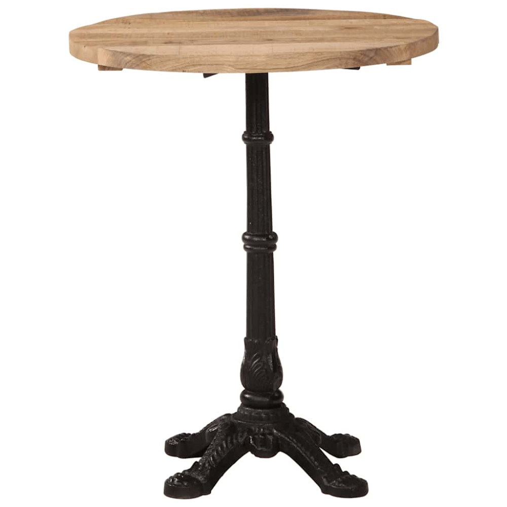 Produktbild för Cafébord Ø60x76 cm grovt mangoträ