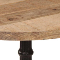 Produktbild för Cafébord Ø60x76 cm grovt mangoträ