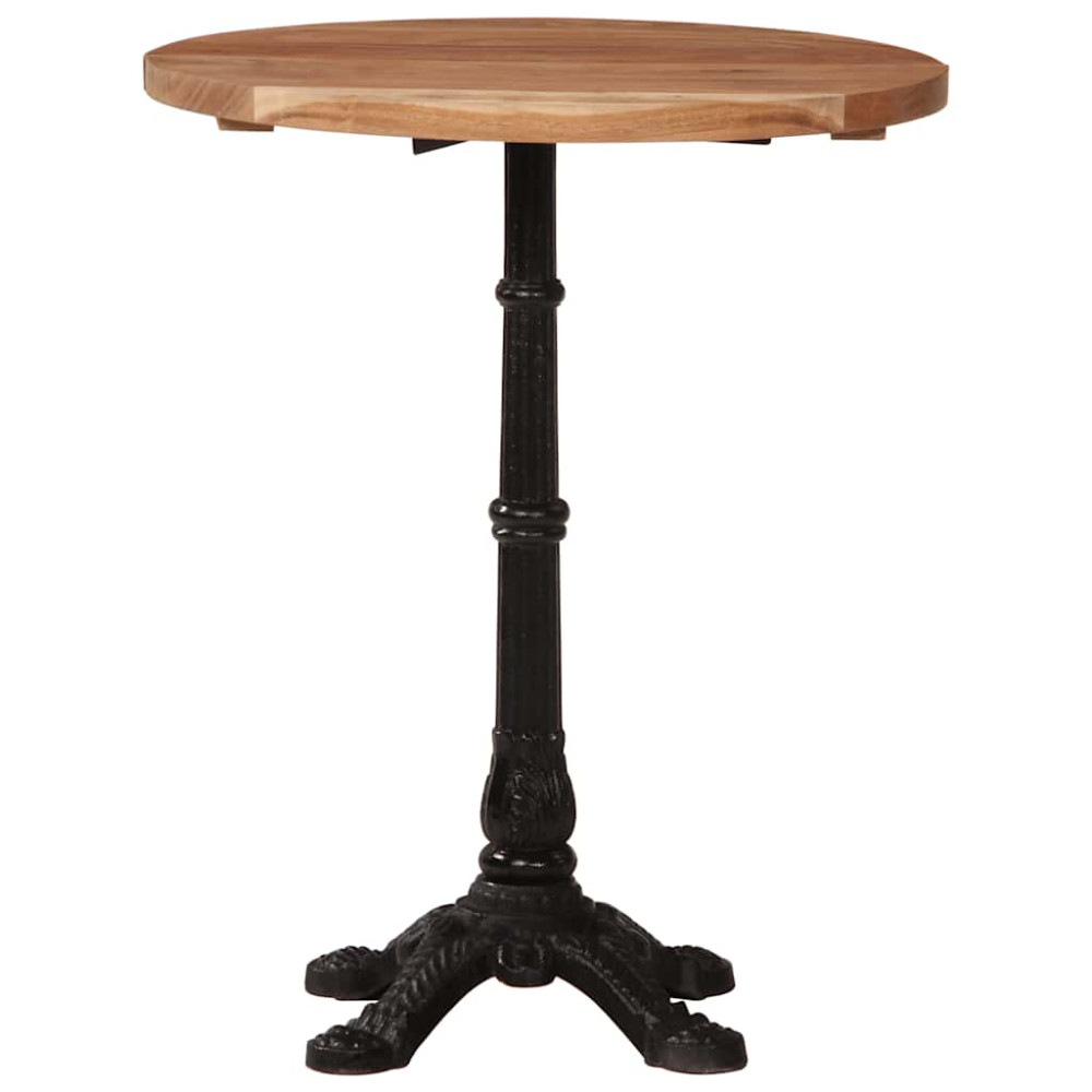 Produktbild för Cafébord Ø60x76 cm massivt akaciaträ