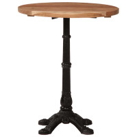 Produktbild för Cafébord Ø60x76 cm massivt akaciaträ