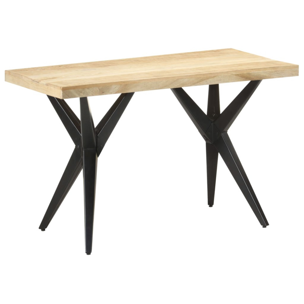 Produktbild för Matbord 120x60x76 cm massivt mangoträ