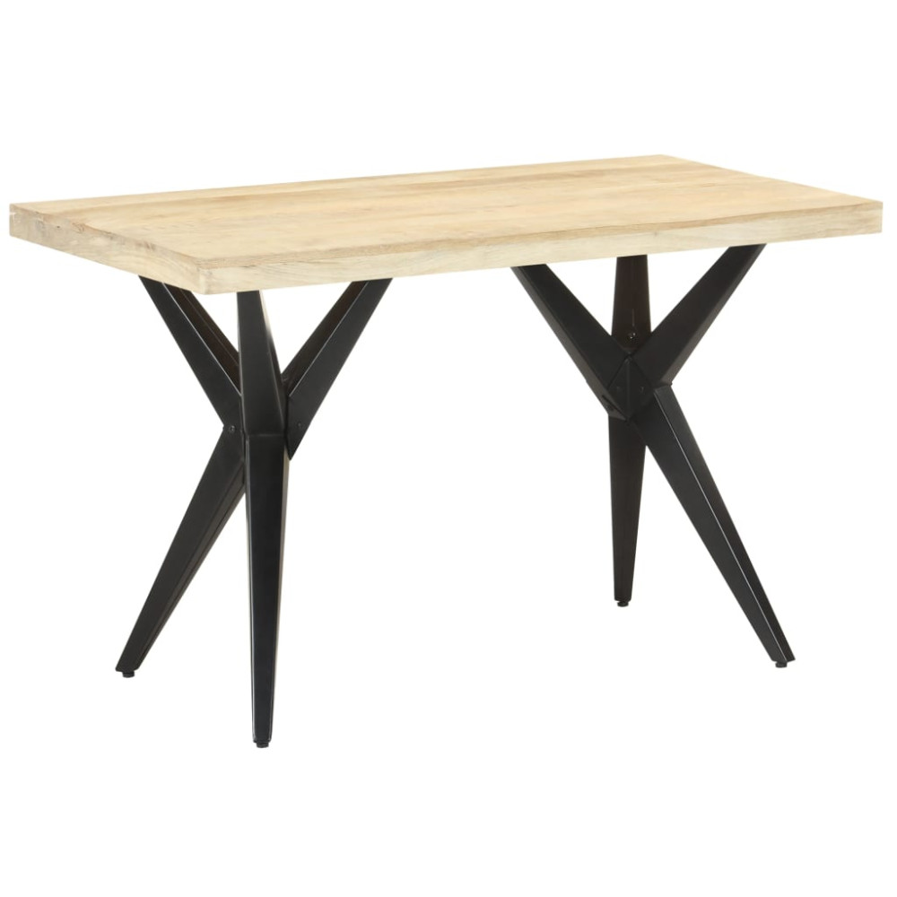 Produktbild för Matbord 120x60x76 cm massivt mangoträ