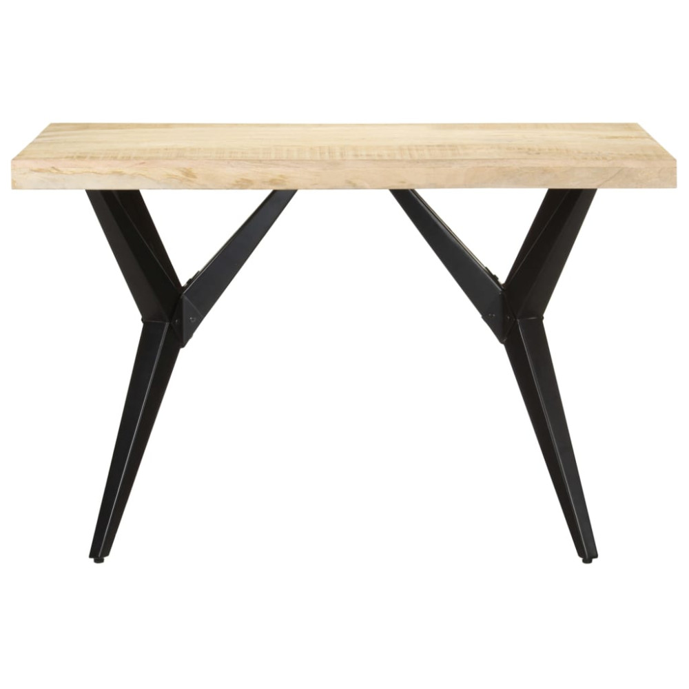 Produktbild för Matbord 120x60x76 cm massivt mangoträ