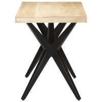Produktbild för Matbord 120x60x76 cm massivt mangoträ