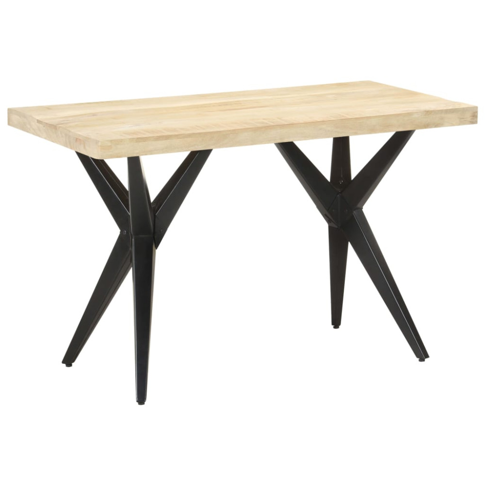 Produktbild för Matbord 120x60x76 cm massivt mangoträ