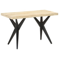 Produktbild för Matbord 120x60x76 cm massivt mangoträ