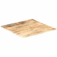 Produktbild för Bordsskiva i massivt mangoträ 15-16 mm 70x70 cm