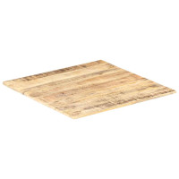 Produktbild för Bordsskiva i massivt mangoträ 15-16 mm 70x70 cm