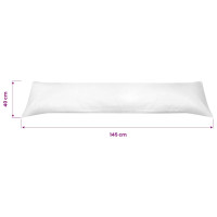 Produktbild för Gravidkudde 40x145 cm vit