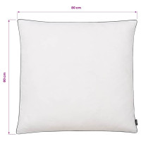 Produktbild för Kuddar 2 st dun-/fjäderstoppning tung 80x80 cm vit