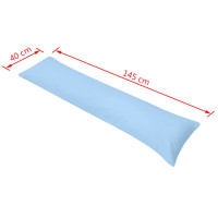 Produktbild för Gravidkudde 40x145 cm blå