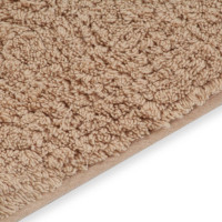 Produktbild för Badrumsmattor 2 st tyg beige