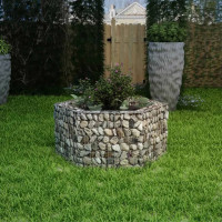 Produktbild för Hexagonal planteringsgabion upphöjd 100x90x50 cm