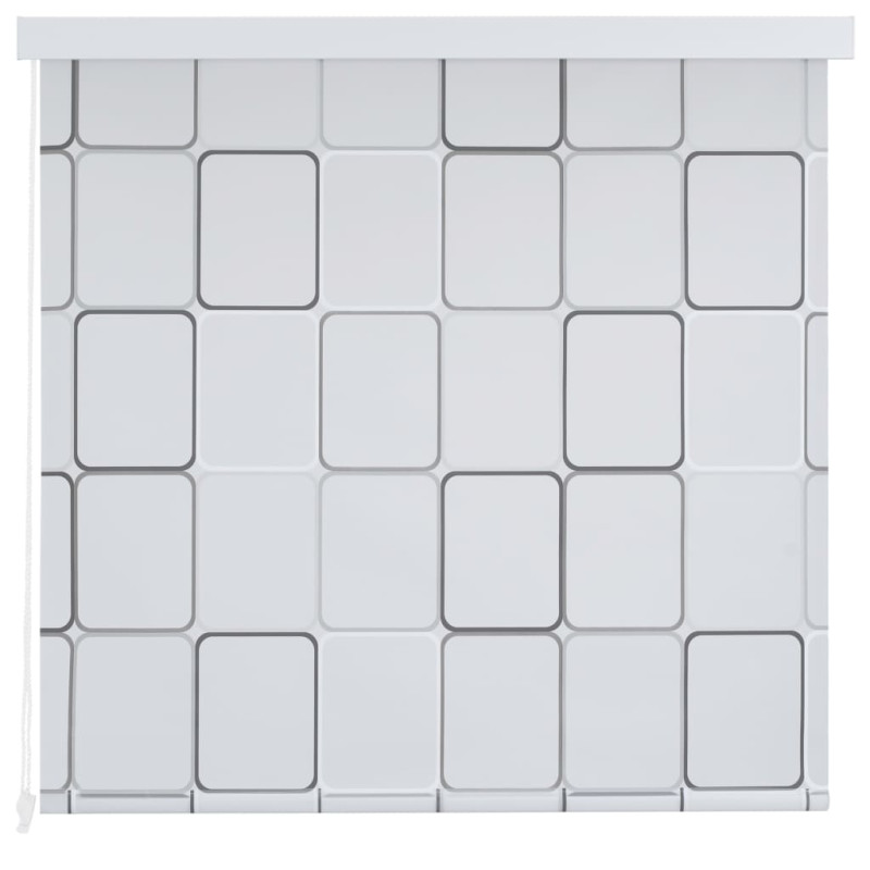 Produktbild för Rullgardin för dusch 120x240 cm fyrkant