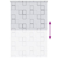 Produktbild för Rullgardin för dusch 140x240 cm fyrkant