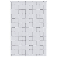 Produktbild för Rullgardin för dusch 160x240 cm fyrkant