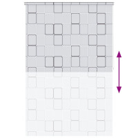 Produktbild för Rullgardin för dusch 160x240 cm fyrkant