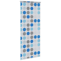 Produktbild för Rullgardin för dusch 80x240 cm cirkel