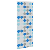 Produktbild för Rullgardin för dusch 80x240 cm cirkel