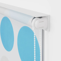 Produktbild för Rullgardin för dusch 120x240 cm cirkel