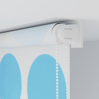 Produktbild för Rullgardin för dusch 140x240 cm cirkel