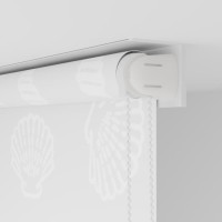 Produktbild för Rullgardin för dusch 80x240 cm sjöstjärna