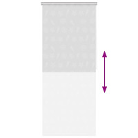 Produktbild för Rullgardin för dusch 100x240 cm sjöstjärna