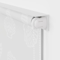 Produktbild för Rullgardin för dusch 160x240 cm sjöstjärna