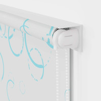 Produktbild för Rullgardin för dusch 80x240 cm bubbla