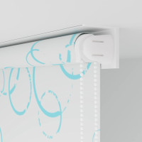 Produktbild för Rullgardin för dusch 80x240 cm bubbla