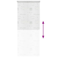 Produktbild för Rullgardin för dusch 80x240 cm stänk