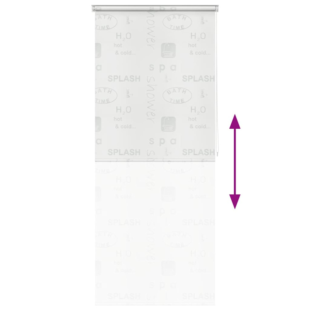 Produktbild för Rullgardin för dusch 100x240 cm stänk