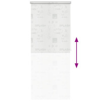 Produktbild för Rullgardin för dusch 100x240 cm stänk