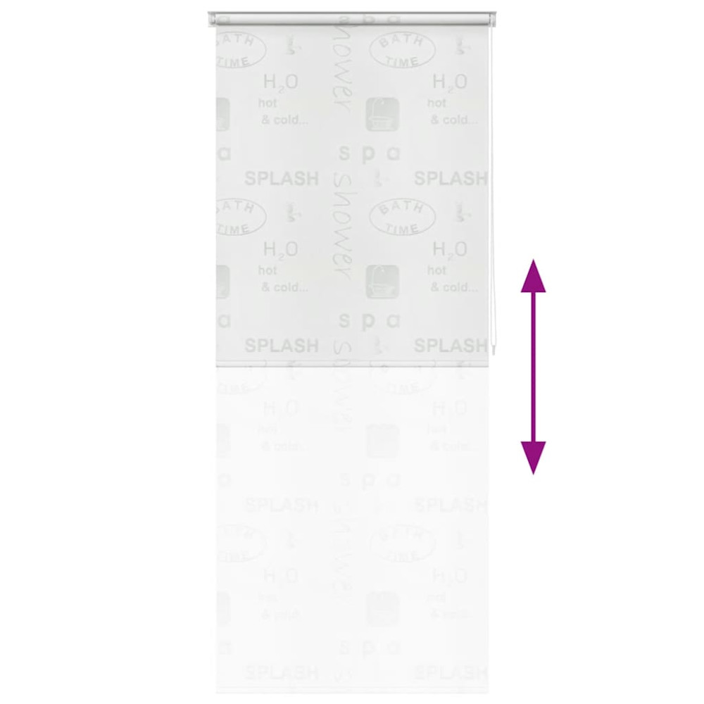 Produktbild för Rullgardin för dusch 120x240 cm stänk