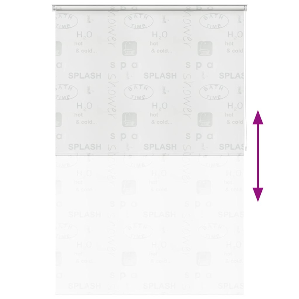 Produktbild för Rullgardin för dusch 140x240 cm stänk