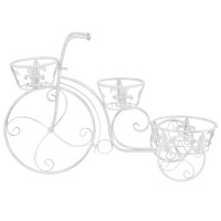Produktbild för Växtställ cykel vintage stil metall